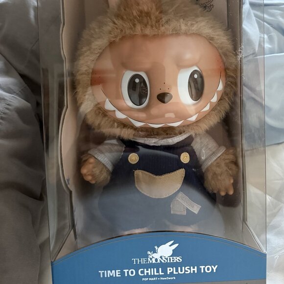Labubu The Monsters Time To Chill Plush Toy - Picture 1 of 6